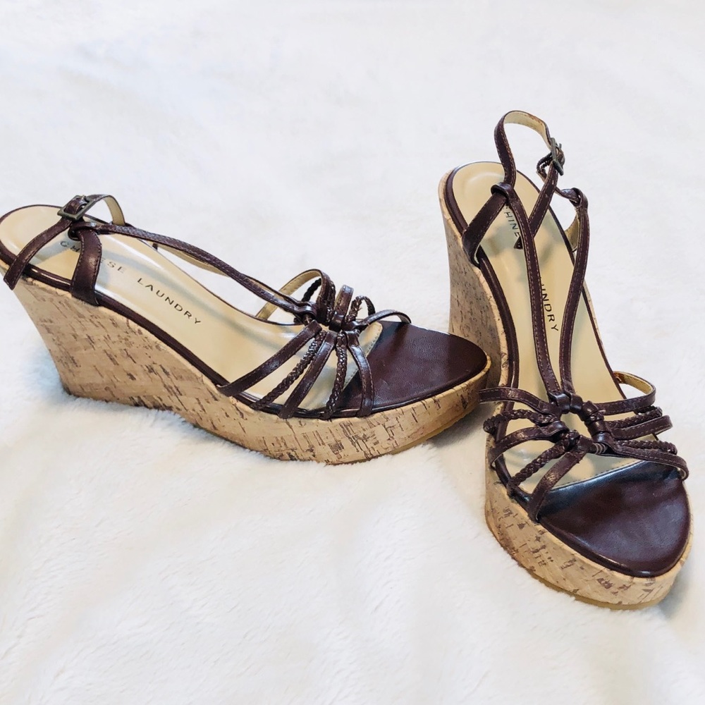 Wedge Sandals by Chinese Laundry Size 8.5 - Picture 8 of 8